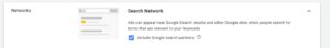 Google Ads Search Network