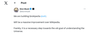 Grokipedia-Announcement